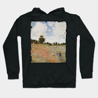 Monet poppies Hoodie